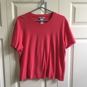 Woman's Plus Size Coral Tee